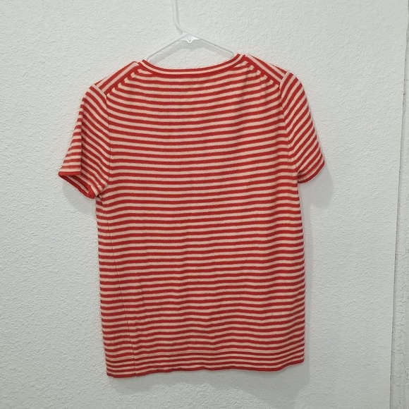J. Crew Factory Size M Striped Short Sleeve - Picture 4 of 4